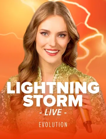 Lightning Storm by Evolution, in the Lizaro Casino live rooms